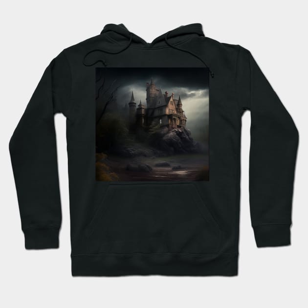 Enchanting Majestic Castle Hoodie by D3monic